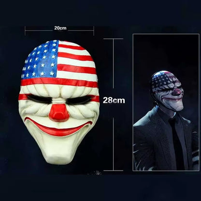 1 PC Anonymous Masks Horrible Masquerade Party Clown Mask Halloween Party Gift for Adult Kids Film Theme Mask Cosplay Costume