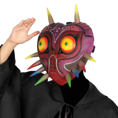 Majoras Mask Legend Funny Novelty Latex Mask Scary Realistic Face Mask Halloween Cosplay Costume Props Adults