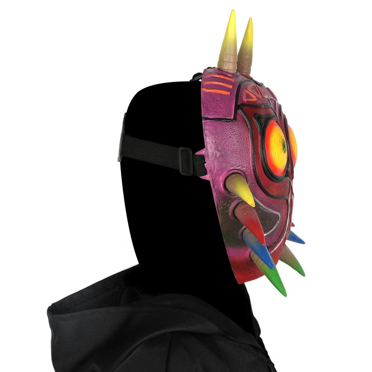 Majoras Mask Legend Funny Novelty Latex Mask Scary Realistic Face Mask Halloween Cosplay Costume Props Adults