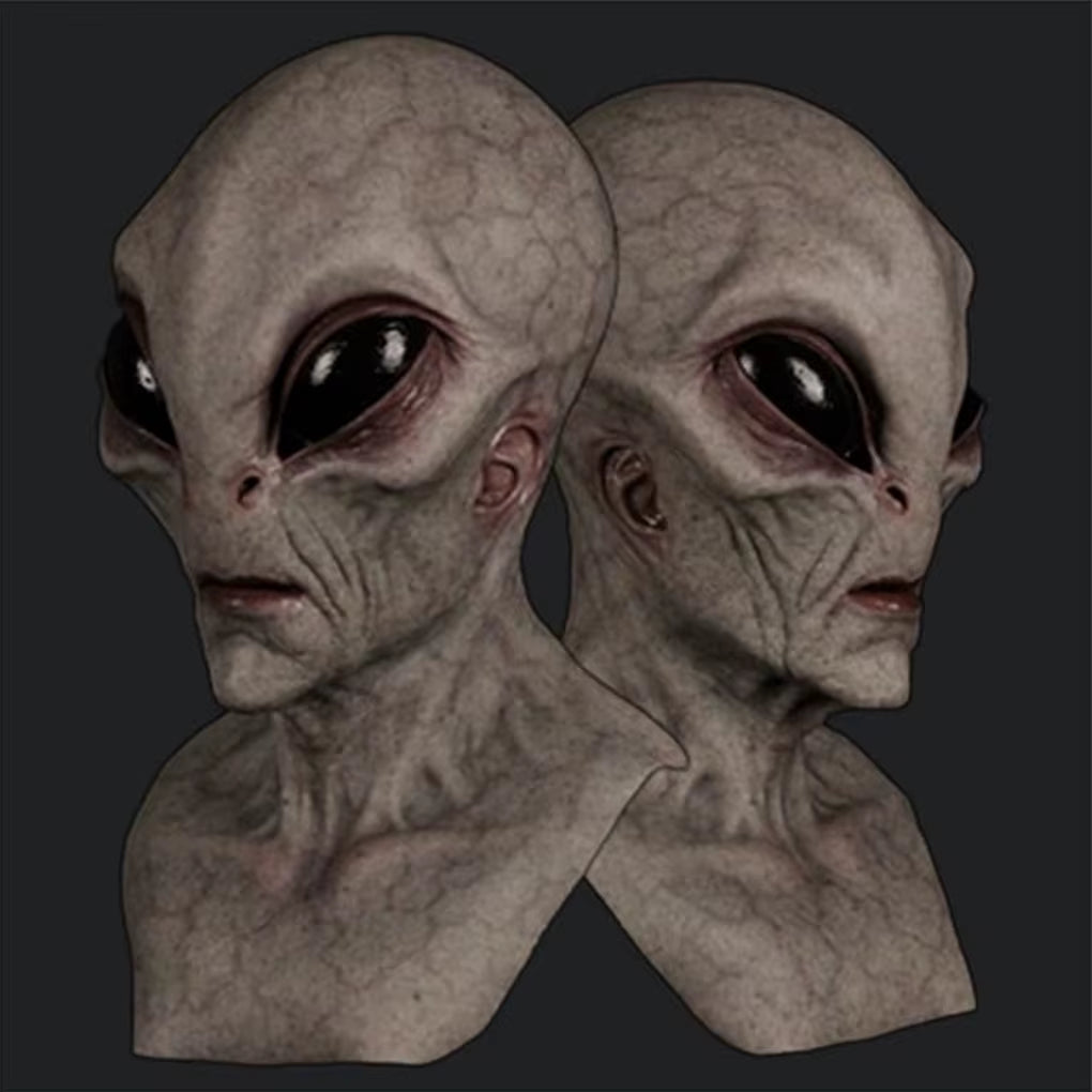 Horrible Alien Mask Horror Alien Supersoft Mask Creepy Halloween Party Decoration Scary Funny Cosplay Prop Masks