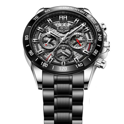 Elevate Your Style with the 2024 Luxury Men's Waterproof Chronograph Watch - Perfect for Sports and Everyday Elegance