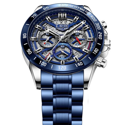 Elevate Your Style with the 2024 Luxury Men's Waterproof Chronograph Watch - Perfect for Sports and Everyday Elegance
